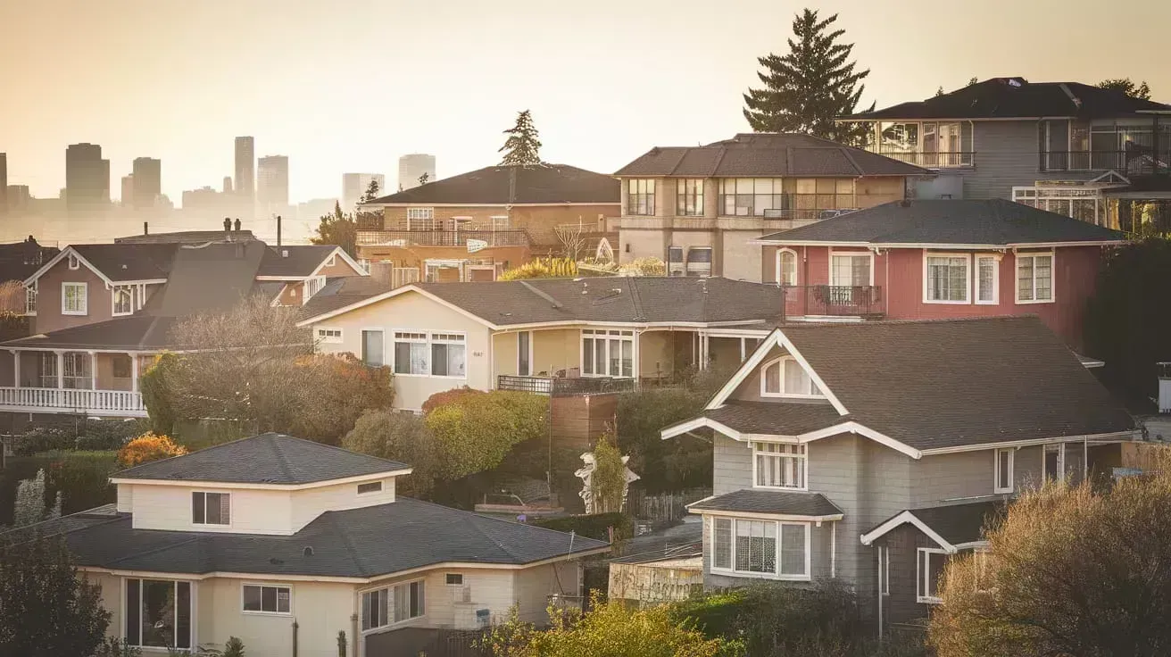 Hillside home roofing in Oakland