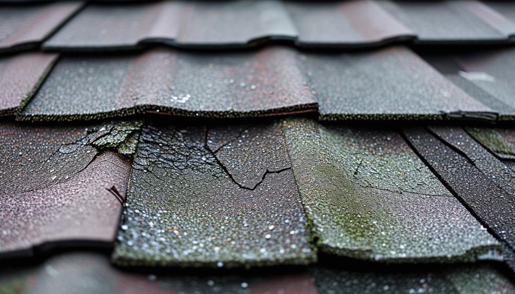 check for damaged shingles