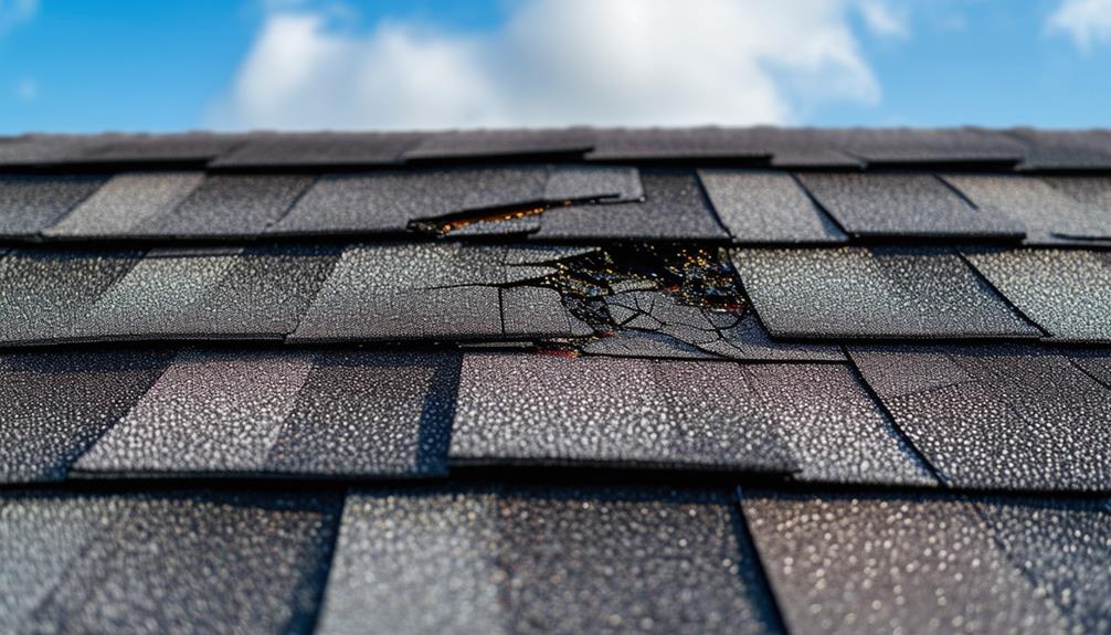 identifying roof damage signs