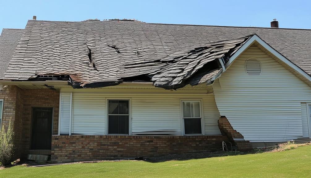 Sagging Roof Repair Needed