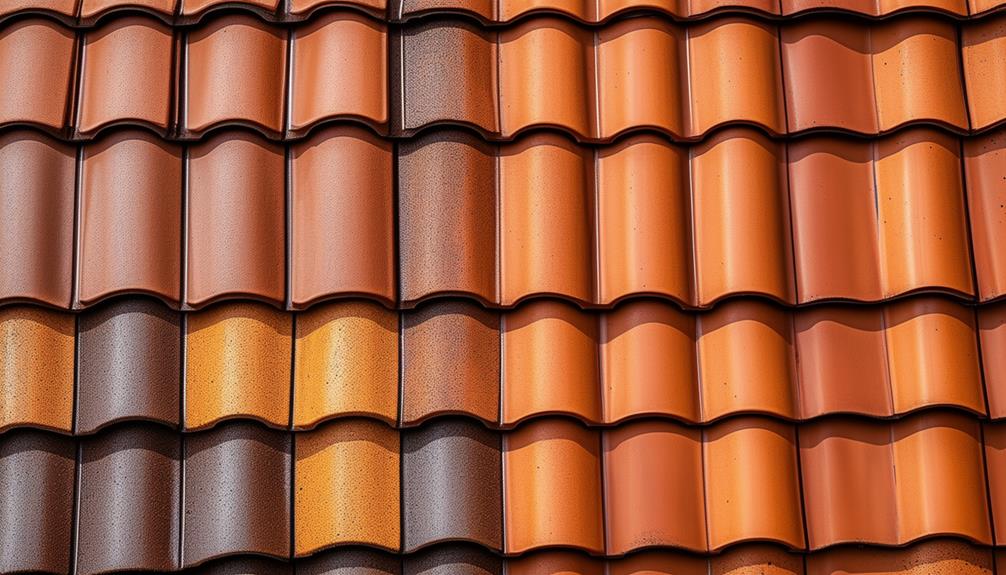 traditional clay roof tiles