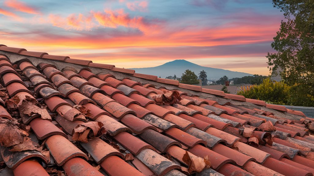 roofing materials in use